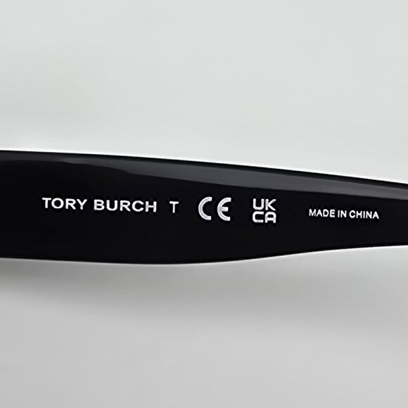 *SOLD* Tory Burch TY7143U 1709/13 Black Frame Brown Gradient Lens Sunglasses - Picture 11 of 16